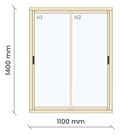 VC-8025 puerta corredera